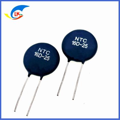 China MF72 Series NTC Power Type Thermistor 16 Ohm 6A 25mm 16D-25 Inrush Current Suppression for sale