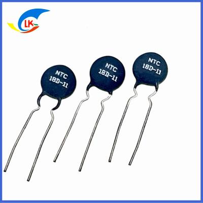 China 2.5A 18 Ohm NTC Power Type Thermistor 11mm 18D-11 Inrush Current Suppression for sale