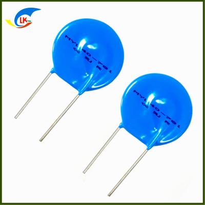 China Proteção contra raios de óxido de zinco Tipo 40mm Varistor MYL 40-781K 780V Rodada de fio de cobre à venda