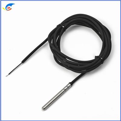 China IP68 Waterproof Stainless Steel Rolling Groove NTC Temperature Sensor 50K 3950 Waterproof, Anti-Corrosion Suitable For A for sale