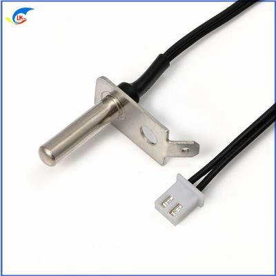 China Flange Baffle Temperature Sensor NTC Thermistor 50K3950 Accuracy 1% Electric Heating Furnace Thermistor Probe For Water for sale