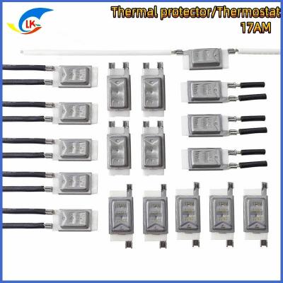 China Protector térmico 17AM Switch de temperatura série Bimetal Electronic Protector de calor termostato à venda