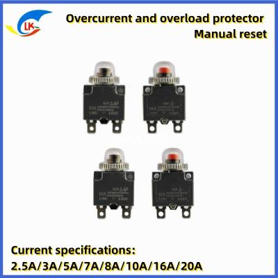 China Overcurrent Overload Switch 10A Current Protector KYB8 Current Waterpr for sale