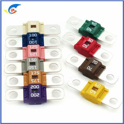 China Bakelite Copper Automotive Fuse MIDI 498 Series 32V 30A To 200A Series for sale