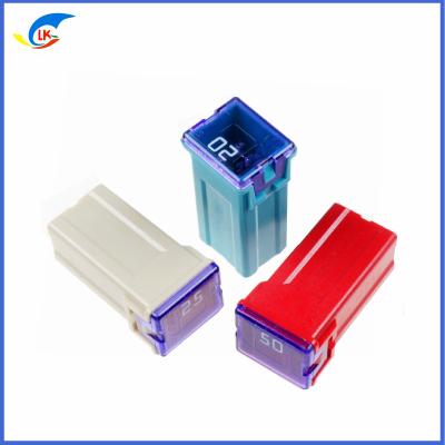China Square Car Fuse SBFC-JT Plug In Slow Blow Square Car Fuse SBFC-LPJ 58V 20A 25A 30A 40A 50A for sale