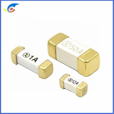 China SMD 4512 1245 250V 500mA – 40A Ceramic Fuse Silver Plated Brass For Wireless Base Station for sale