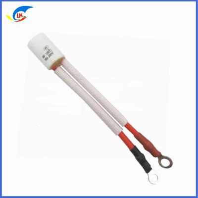 China Thermal Fuse 250V 120℃ Overheat Fuse Protector 15A 16A 25A Thermal Fuse Ceramic Shell Flame Retardant Insulation for sale