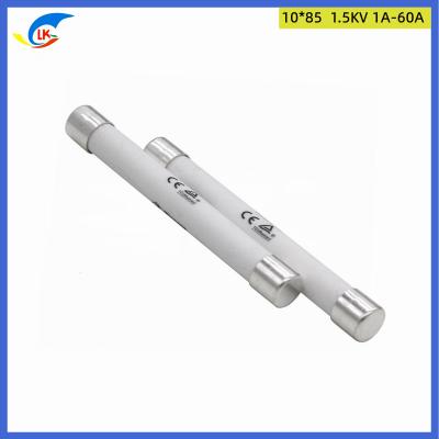 China 10*85 Ceramic  High Voltage Fuse 1.5KVDC  1A-32A Photovoltaic New Energy for sale