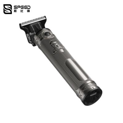 China Cordless Barber Micro Hair Trimmer Professional Zero Gapped T-Blade Outlining for sale