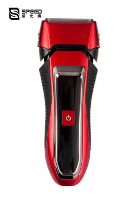 China 100% Waterproof Beard Trimmer Electric Shaver With Double Shaving Foils for sale