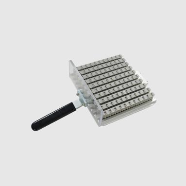 중국 100 Drill Bites Holder Tool Cassette Sliver Aluminum Customs Available for PCB CNC Schmoll Machines 판매용