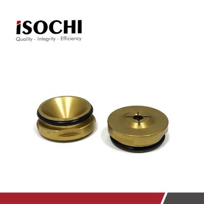 China Small Hole Pressure Foot Disk Insert Golden Steel For CNC Hitachi Drilling Machine for sale