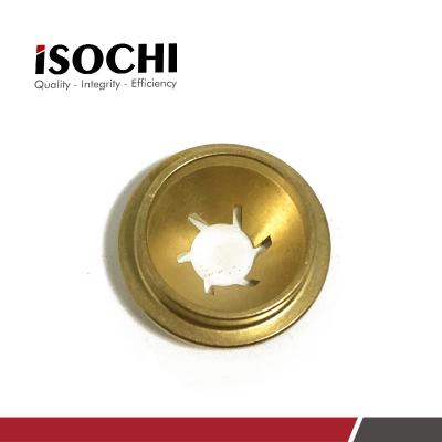 China Copper Golden Pressure Foot Disk Insert 28mm For CNC HiCNC Drilling Machine for sale