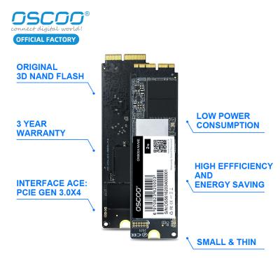 China OSCOO PCIE NVME SSD M2 2TB 256GB For 2015 MacBook Pro A1465 A1398 With 3 Years Free Replacement en venta