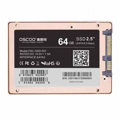 Chine OSCOO  Notebook Solid State Drive HD SSD Sata 2.5Inch 64GB 128GB For Laptop Disque Dur 256GB 512GB à vendre