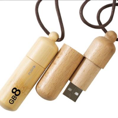 China Wooden Pill-shaped Plastic USB Flash Drive Capsule Bamboo custom promotion usb sticks for sale
