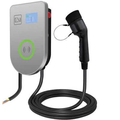 China AC380V EV Wall Charger Wall Mounted Car Charger 22KW 50Hz/60Hz for sale