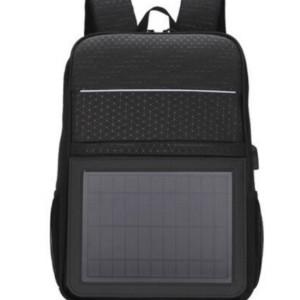 China Mochila recarregável de computador portátil solar de tecido Oxford 15.6 polegadas à venda