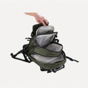 China Wear resistant Solar Powered Backpack with breathable S shaped shoulder straps for sale