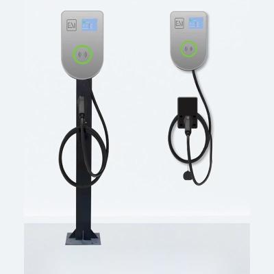 China Reliable 6.2KG Outdoor Home Ev Charging Station Wall Mounted Column Mounted for sale