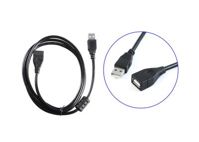 China UL 4.8mm 4 Core 1.5m USB Male To Female Cable for sale
