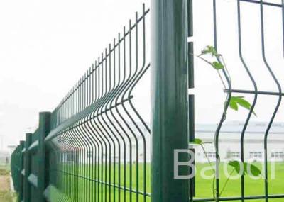 China W Shaped Welded Wire Fencing Panels , City Transit Metal Wire Fencing  for sale