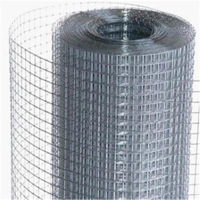 China 1/2x'' 1x1'' Electro Galvanized Welded Wire Mesh Rolls  16 Gauge Antirust for sale