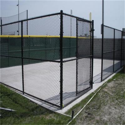 China Easily Woven Diamond Mesh Cyclone PVC Chain Link Fence 50feet Non Rusting for sale