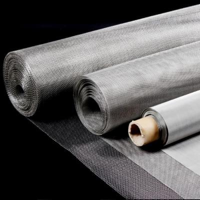 China Pantalla de malla de alambre tejido de acero inoxidable de 0,154 mm Sin tratamiento de agujeros en venta
