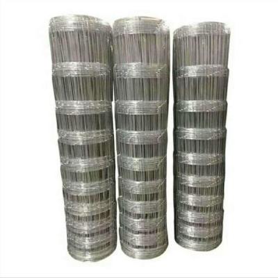 China High Tensile Woven Farm Wire Mesh Fence For Protection Deer 10-200m Roll for sale