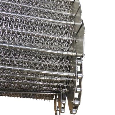 China 201 304 316l Stainless Steel Conveyor Belt 1490mm For Sludge Mesh Belt Dryer for sale
