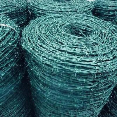China 14 Gauge High Tensile Barbed Wire  25kg Per Roll Razor Blade Wire for sale