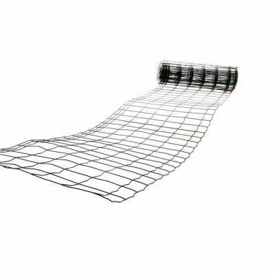 China 6 Gauge Welded Euro Wire Mesh Fence 4x4 Green Wire Garden Fence for sale