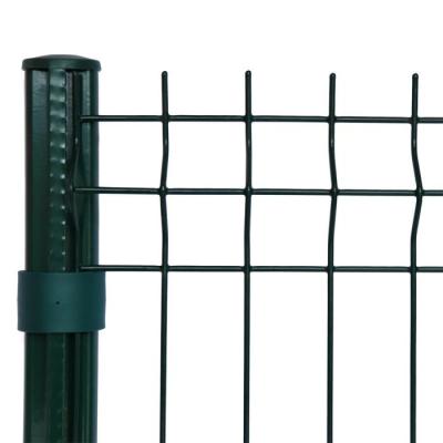 China Home Ornamental Bending Welded Fence Garden 3d Curved Fence Rustproof for sale