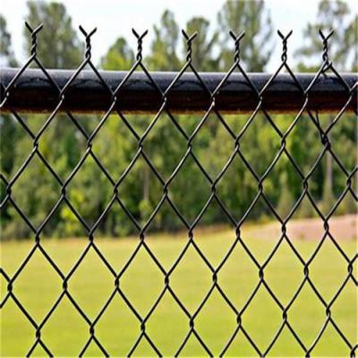 Chine 50 pieds en plastique recouvert de chaîne de liaison clôture treillis fil de fer anti-corrosion à vendre