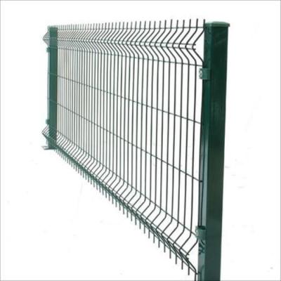 China Heat Treated Galvanised 3D Curved Fence Panel For Road Garden Land School Playground for sale