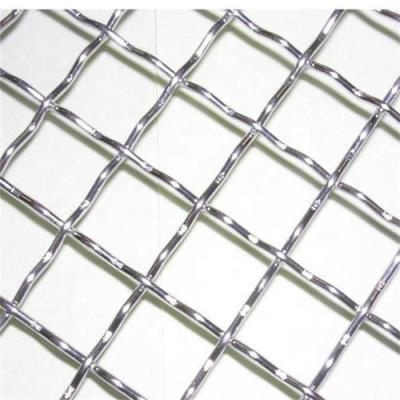 China 20 Gauge Plain Weave Galvanized Crimped Wire Mesh Pesado à venda
