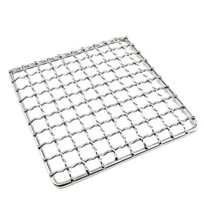 China 201 304 316 430 Square Galvanized Crimped Wire Mesh Wear Resistance for sale