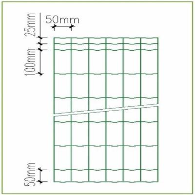 China Rot Proof PVC Coated Euro Wire Mesh Fence Garden Field Holland Wire Mesh Fence for sale