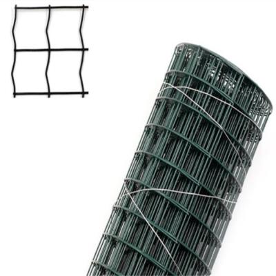 China 5-50m comprimento BWG12 PVC rolos de malha de arame soldado para gaiolas de coelhos à venda