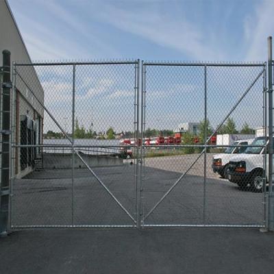 China Industry Used Galvanized Chain Link Fence With Gates Diamond Chain Link Fencing for sale