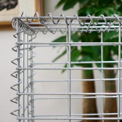 China Customzied 2.0-4.0mm Welded Gabion Box 2*1*1 Wire Baskets For Stones for sale