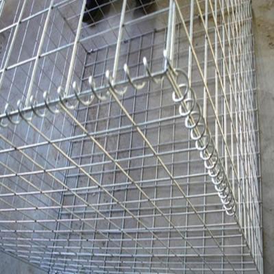 China 3.8-5.0mm Galvanized Gabion Wire Baskets For Stone Walls River Hill for sale