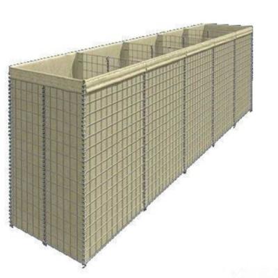 China Galvanized Sand Container Defense Hesco Barrier Wall By Welded Gabion Box for sale