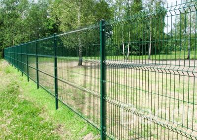 China 8 Feet Height Welded Wire Mesh Garden Fencing Wide View For Airport / Highway / Stadium for sale