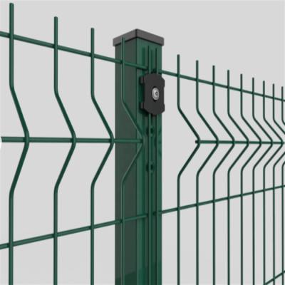 China Powder Coated 3D Curved Fence Customized Welded Wire Mesh For Garden Fencing for sale