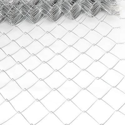 China 6ft 7ft 8ft 12gauge Wire Galvanized Chain Link Fence Roll Chain Link Fence for sale