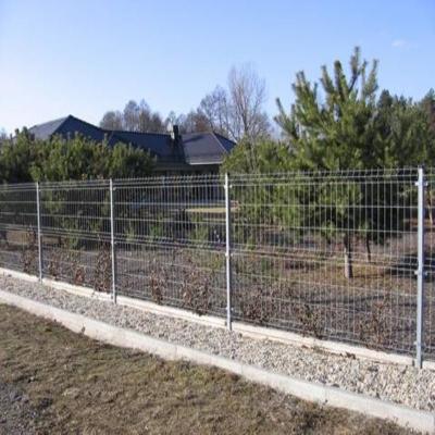 China 2.0m - 3.0m  Galvanized 3d Curved Fence For Playground Concrete Fence Panels for sale