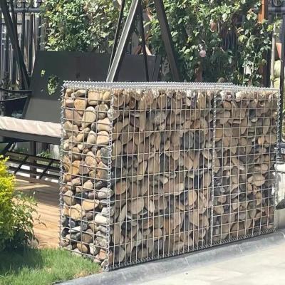 China Sistema de cajas de gabión de jardín con soldadura de metal galvanizado en caliente 2*1*1m en venta