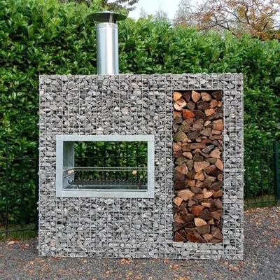 China Besondere Dekoration Geschweißte Gabion Box Stützwände Stein Gabion Box Korb zu verkaufen